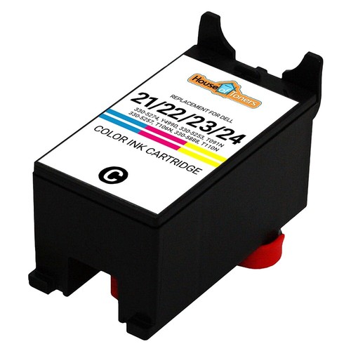 4PK Series 21 22 23 24 Black & Color Ink for Dell P513w P713w Printer - Picture 4 of 4