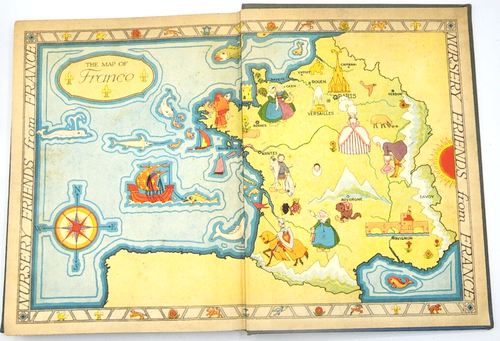 VTG My Travelship Book "Nursery Friends from France" 1927 Printing - Picture 8 of 13