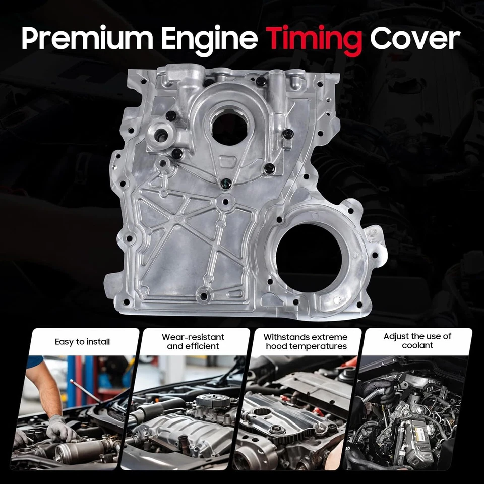 12628565 Timing Cover Oil Pump Front For 2004-2012 Chevrolet Colorado GMC Canyon - Image 4 of 4