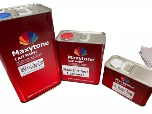 maxytone  2K Clear Coat Car Lacquer 8.5ltr Kit FAST HARDENER high gloss