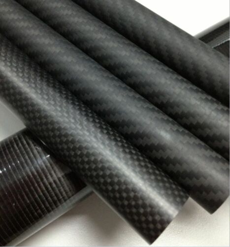 3k Carbon Fiber Tube OD 23mm - ID 21mm Tube Thickness 1.0mm - Langth 1000mm Matt - Picture 3 of 3