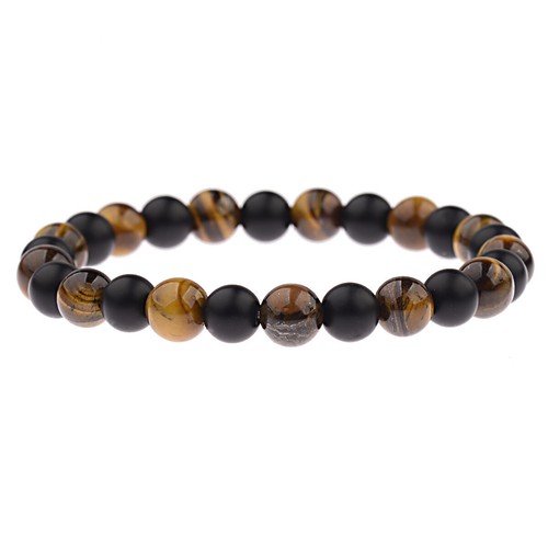 Natural 8MM Lake Blue Gemstone Bracelets Men Women Healing Stone Chakra Jewelry - Picture 50 of 53
