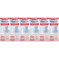 6 Pack - NeilMed SinuFrin Nasal Decongestant Spray 15mL (0.5fl oz) Each
