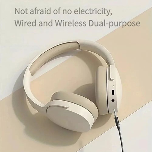 Head-mounted Bluetooth Headsets Foldable Music Headsets New Gaming Headphones - Zdjęcie 6 z 12