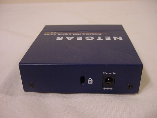 NETGEAR PROSAFE 5 PORT GIGABIT SWITCH GS105 - NO POWER CORD - Picture 2 of 3