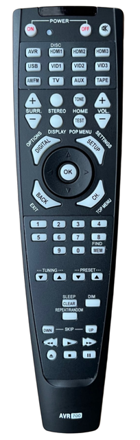 Ersatz Fernbedienung für Harman Kardon AVR45 | AVR4500 | AVR4550 | AVR45RDS Ersatz Fernbedienung für Harman Kardon AVR45 | AVR4500 | AVR4550 | AVR45RDS