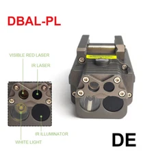 DBAL-PL IR Illuminator + IR Laser + Red Laser + Strobe + LED Combo Flashlight US
