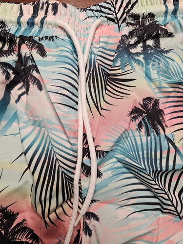 Enn Mei Women Floral Tropical High Waisted Swimming Trunks - Picture 2 of 8