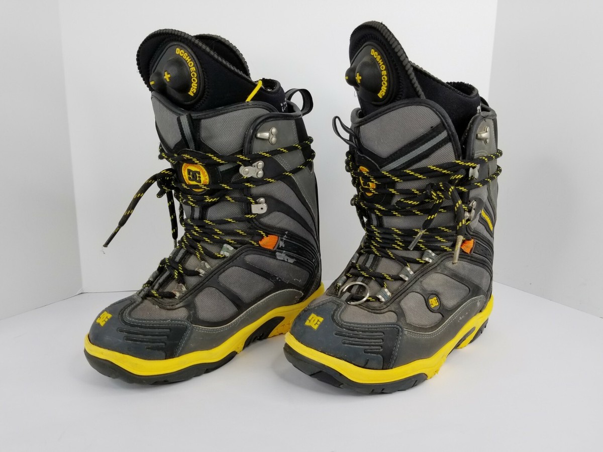 DC Gray Lace Up Snowboard Boots Women Size 9 R | eBay