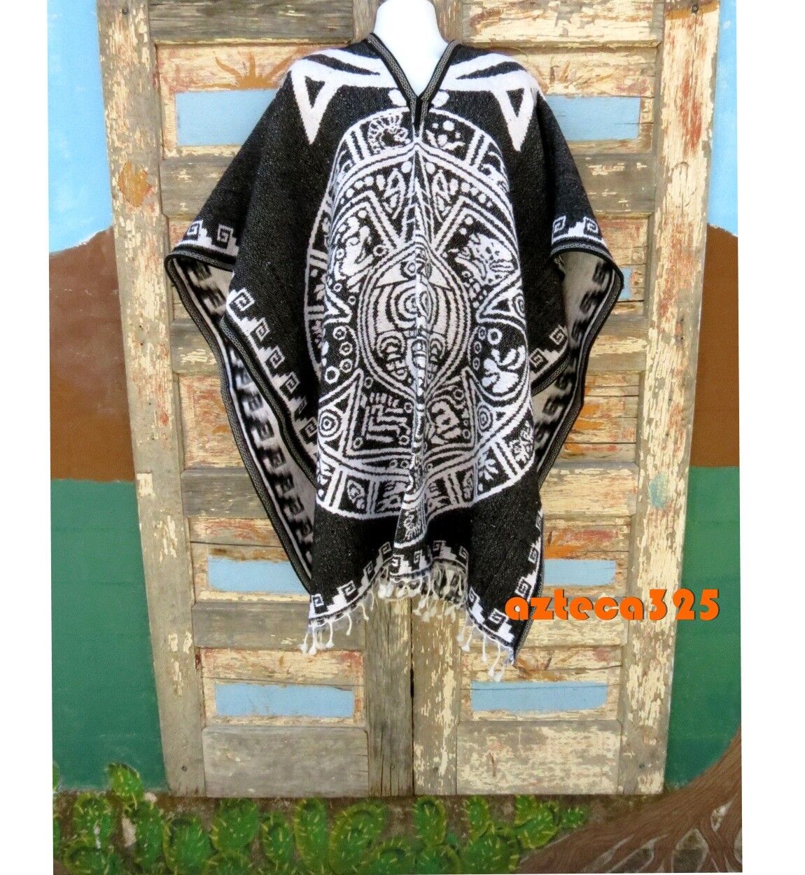 Mexican Poncho for Men, The Perfect Aztek Style