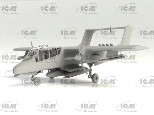 Kit de avión modelo plástico ICM 48300 escala 1:48 US Attack Aircraft OV-10А Bronco - Imagen 9 de 19