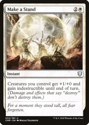 Magic the Gathering (mtg): CMR: Make a Stand (x 4)
