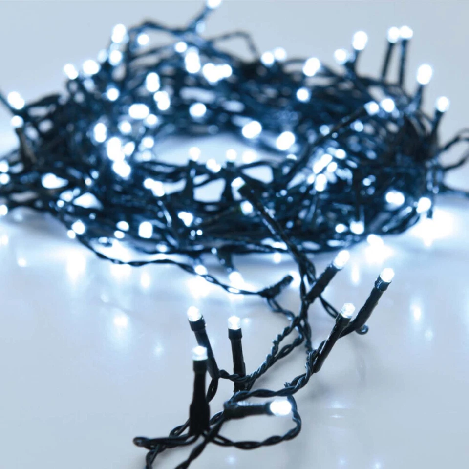 LED Solar Lichterkette 40 - 720 außen warmweiß kaltweiß Weihnachten Baum Tanne - Bild 2 von 3