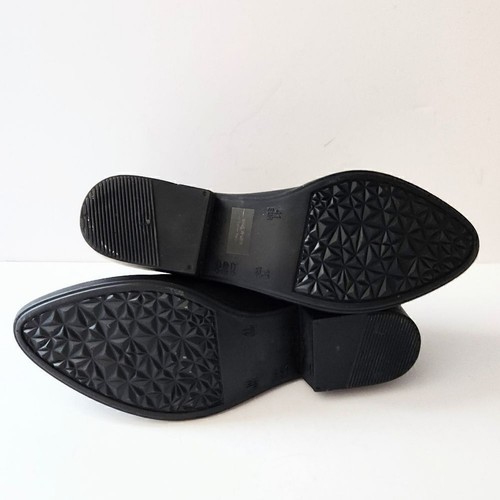 Jeffrey Campbell Havana Last Forecast Black Rubber Chelsea Ankle Boots EU41 US10 - Picture 2 of 6