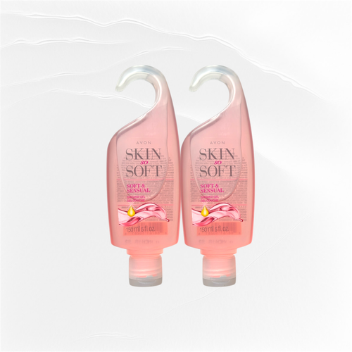 Juego dúo de gel de ducha suave y sensual Avon Skin So Soft - Imagen 3 de 4