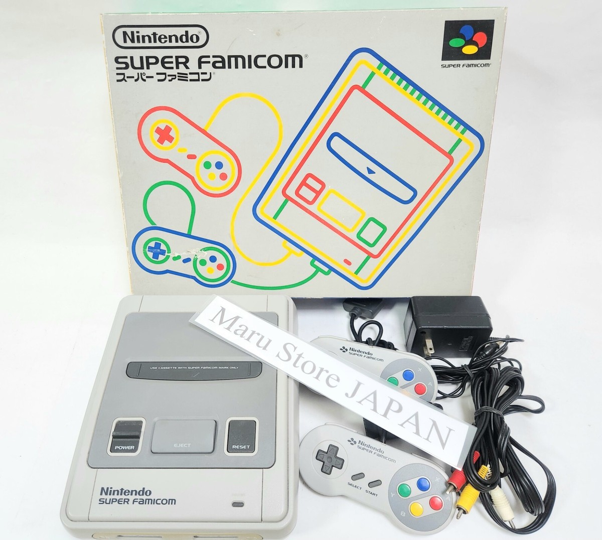 SNES Nintendo Super Famicom Console Select Color & Accessory