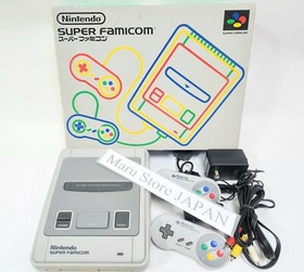 SNES Nintendo Super Famicom Console Select Color & Accessory Tested Working