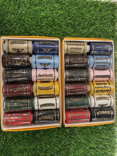 48 Interbirds Sewing 40/2 Thread Anti-Fray Polyester 1000 Yard Spool Multi Color