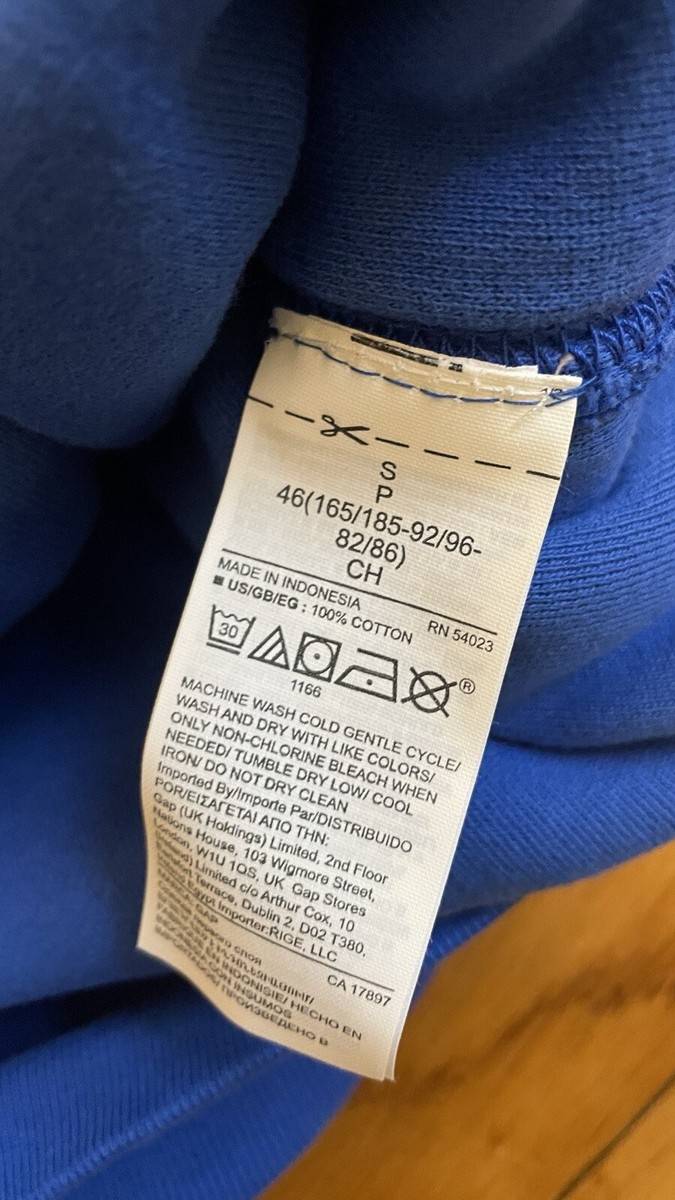 Yeezy Gap Perfect Hoodie In BLUE 🔵 Size SMALL, Double