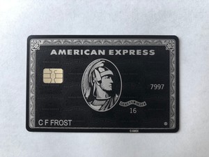 American Express Amex Centurion Black Card Prop Ebay