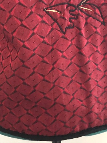 Choices Artistic, Bright Red Wine & Black Embroidered Chic Boho Lined Art Jacket - Picture 7 of 8