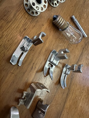 SEARS KENMORE SUPER HIGH SHANK, Greist Rotary binder hemmer Bobbins Sewing LOT - Picture 5 of 16