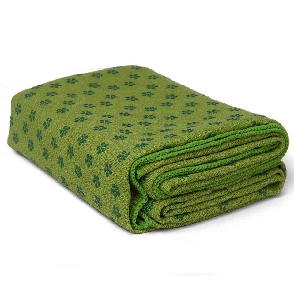 Handtuch zum Yoga - Yoga Mat Towel - rutschfest mit Gummigriffspitzen. 61 cm ... - Bild 2 von 4