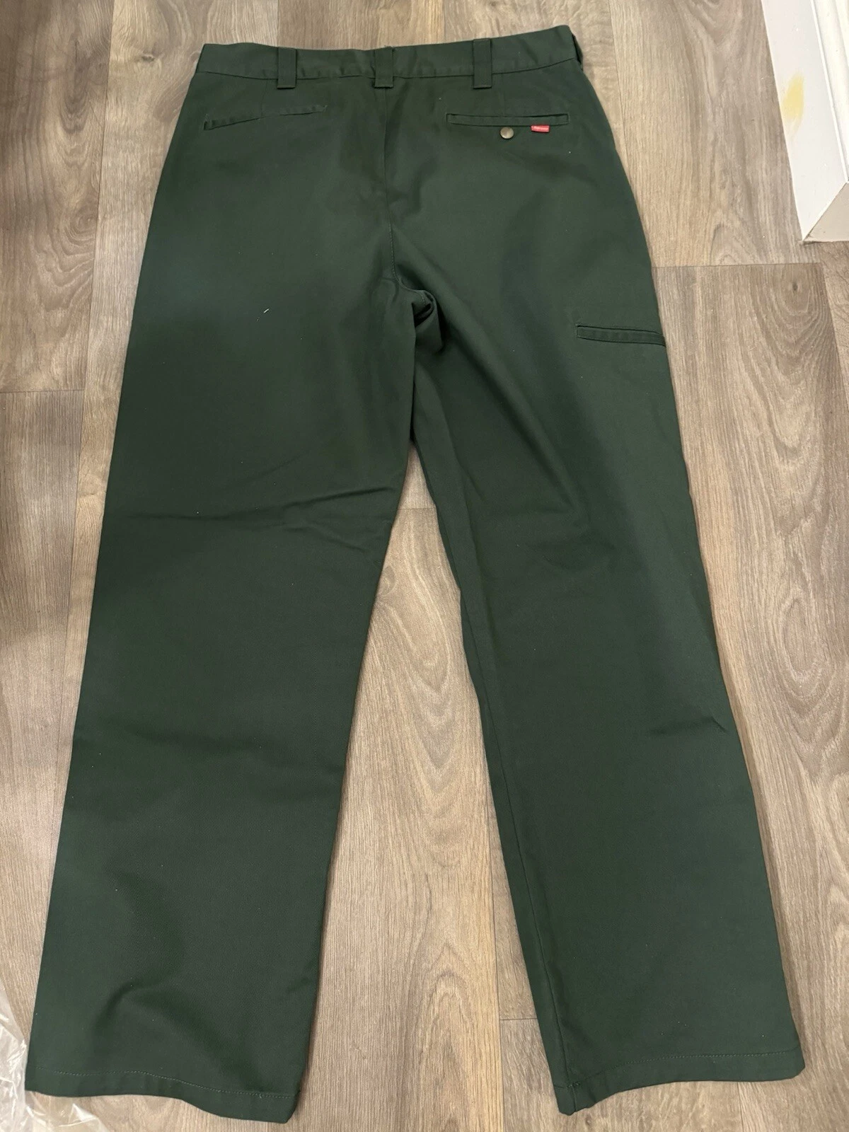Pantalon de travail Supreme, vert, taille 34, coton épais, FW24, neuf