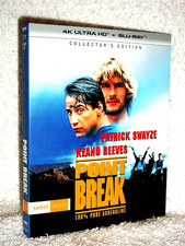 Point Break Collector's Edition (4K/Blu-ray, 2023) Keanu Reeves action surfing