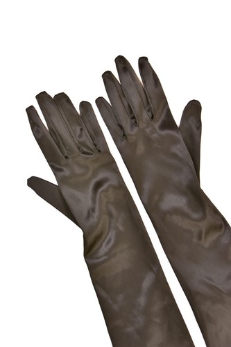 de para largos 117 Guantes 8 de Tamaño mujeres satén Bcf88 Agent Rrp £ Provocateur negro noche BqCw40