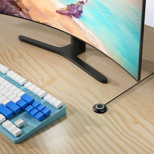 1,6 m Desktop-Computer-Switch, Computer-Host-Taste, PC-Ein-/Aus-Taste (schwarz) - Afbeelding 9 van 12