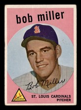 Bob Miller 1959 Topps #379 St. Louis Cardinals GD