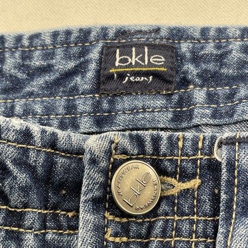 Vintage Bkle Rachael Bootcut Jeans Women Size 25 Blue Raw Hippie Boho Cowboy Y2K - Picture 7 of 11