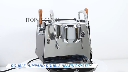 Semi-Auto Espresso Machine Coffee Maker Double Boiler With PID Vibratory Pump - Video 1 of 1