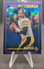 2024 Topps Chrome Purple Refractor /275 #168 Charlie Batch Steelers Card