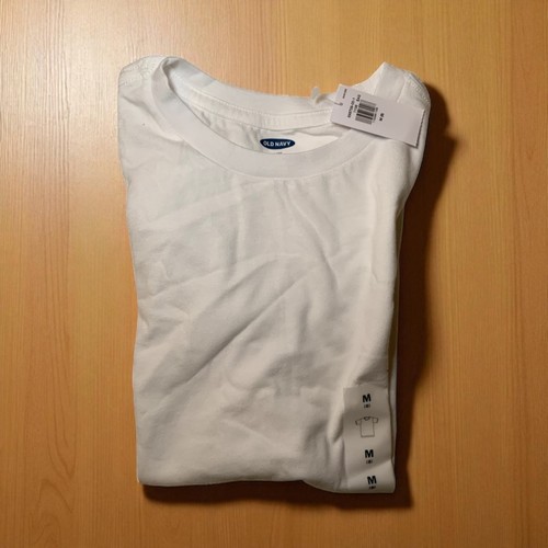 White Old Navy Youth Crew Neck Tee Size medium (8) - Picture 3 of 3