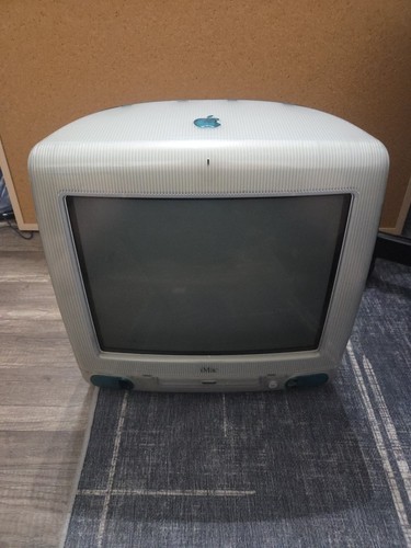 1998 Apple iMac G3 Teal Vintage Apple I MAC all in One Computer Parts Only