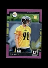 2017 Donruss Optic Football Purple T.J. Watt #122