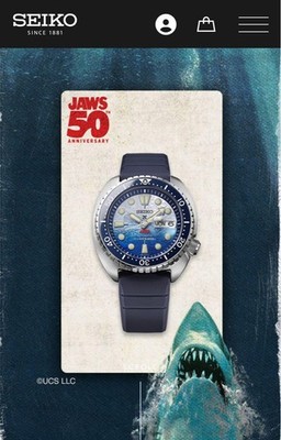 SEIKO Prospex JAWS 50th Anniversary SBDY137 Limited Men's