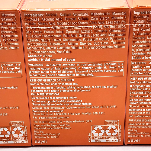 3 Pack Flintstones + Immunity Children's Multivitamin Chewable Tablets 90 EA - Picture 4 of 6