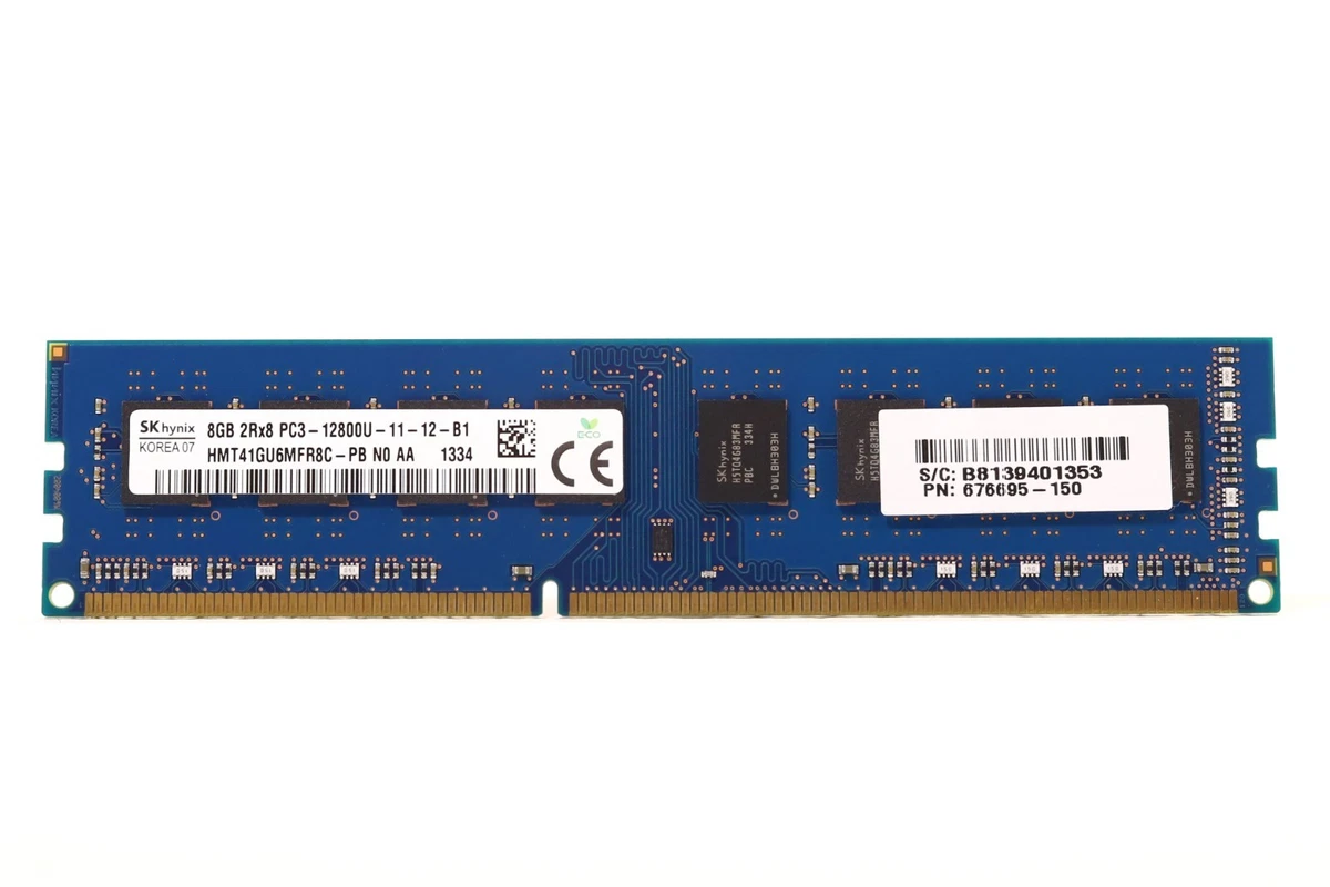 Pc3-12800U (Ddr3-1600) Bus Speed DDR3 SDRAM Computer Memory (RAM