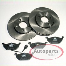 Bremsscheiben Ø 256 mm + Bremsbeläge vorne passend für Seat Ibiza III