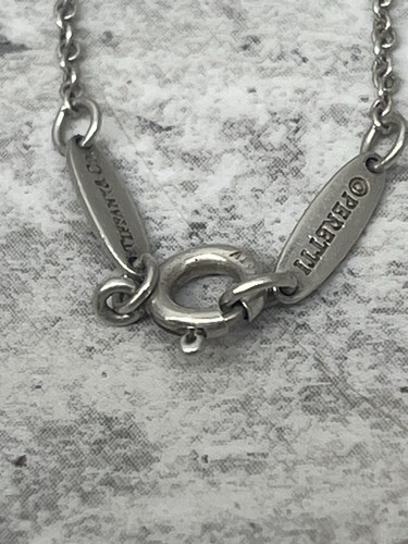 Tiffany & Co Elsa Peretti Double Open Heart Halskette Extra Mini Silber Gold - Bild 7 von 11