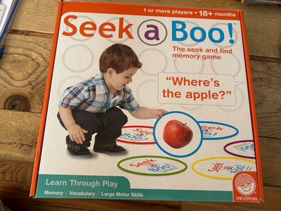 Mindware Seek A Boo Game Seek And Find Memory Game 18+ Mo. Complete Set