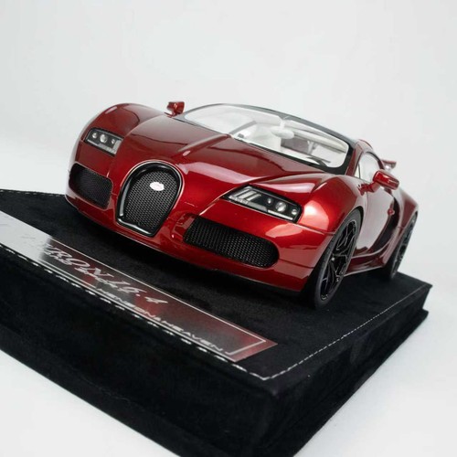 1/18 Henson & Heaven HH Model Bugatti Veyron Grand Sports In Metallic Red - Picture 9 of 9