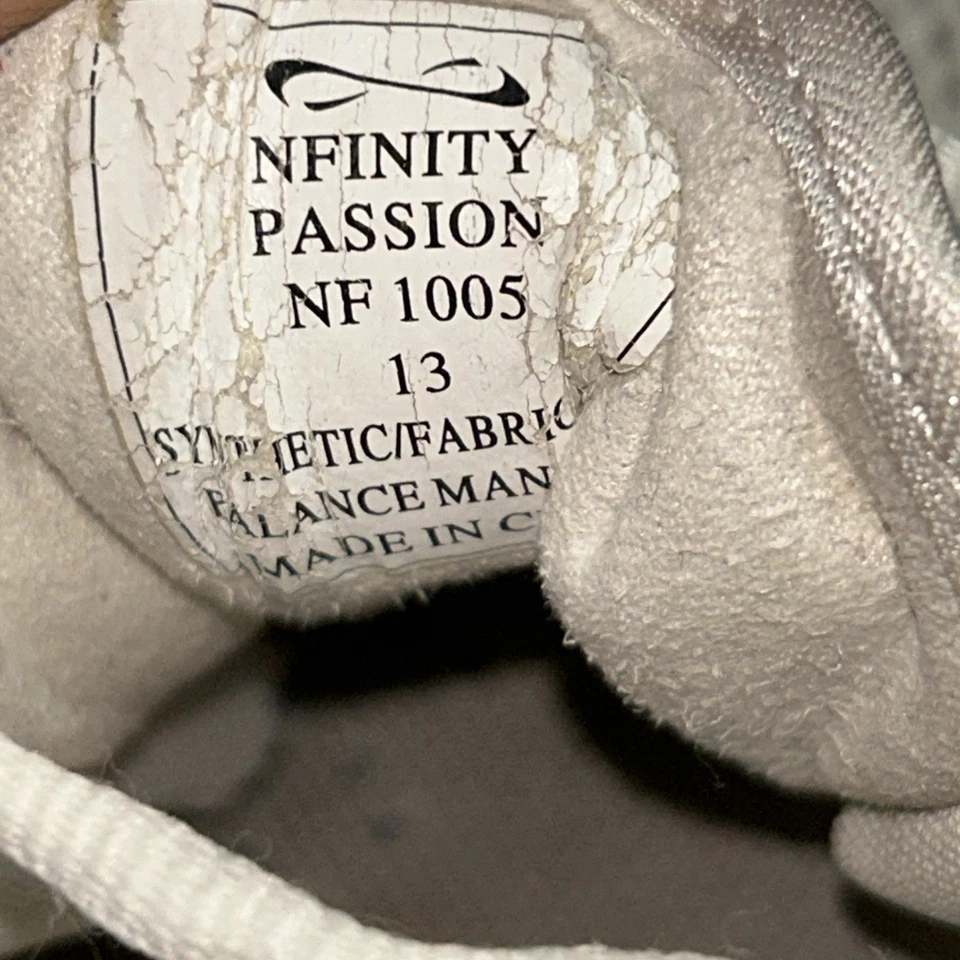 Nfinity Passion Cheer 鞋 白色 尺码 13 NF-1005 Bioniq 翻滚 — 第 4/4 张图片