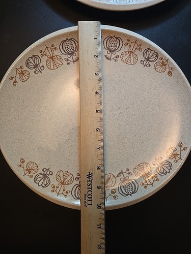 2 Franziskaner Granatapfel Speiseteller 11" 50er Jahre Vintage MCM - Bild 15 von 15