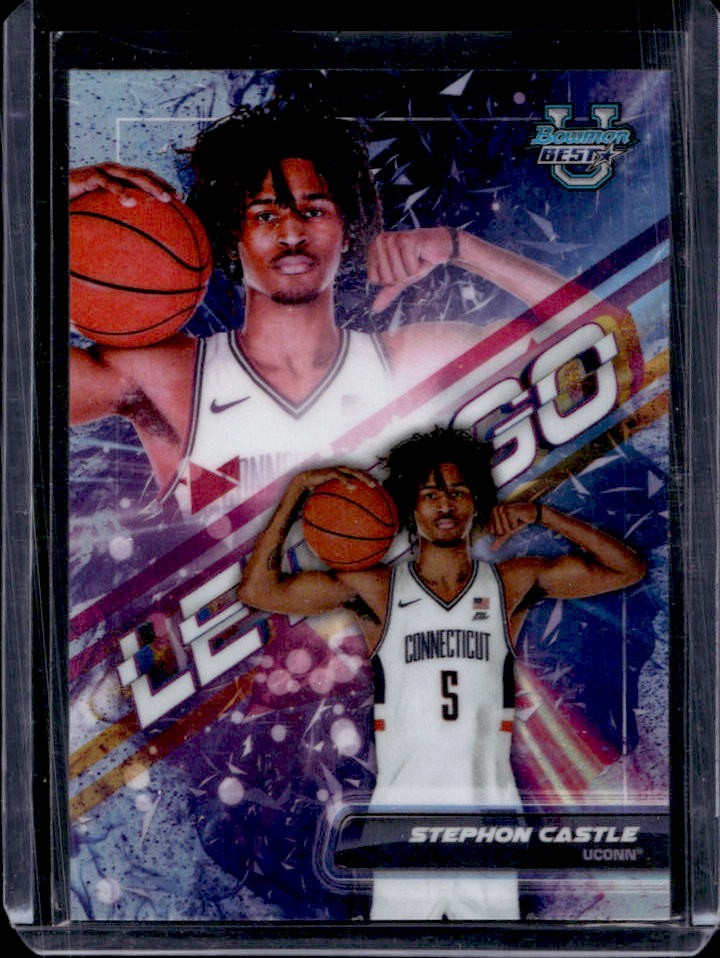 2023-24 Bowman Best U Stephon Castle Let's Go! #LG-3 Huskies