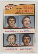 1976-77 O-Pee-Chee Team Leaders Michel Bergeron Walt McKechnie Bryan Watson 0da0