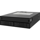 ICY DOCK 2x SAS/SATA or SSD 6,35 cm 2,5Zoll bis zu 15mm and Slim ODD 1x 40mm Lue